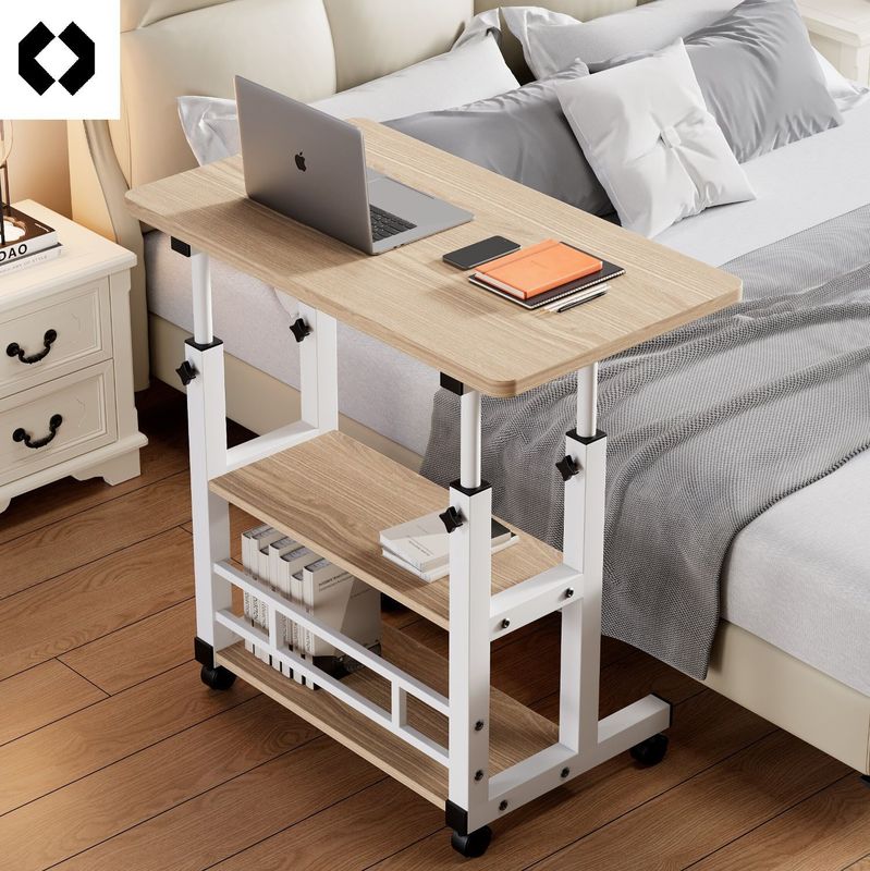 Movable Bedside Table Household Bedroom Living Room Sofa Lazy Table Bedside Dining Table Simple Liftable Computer Table