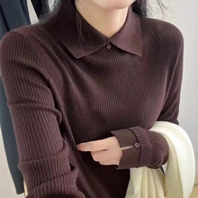 ��80-160�POLO�I�OӋ�p�o��ëᘿ���Ů�ﶬ�ȴ��@�����´����