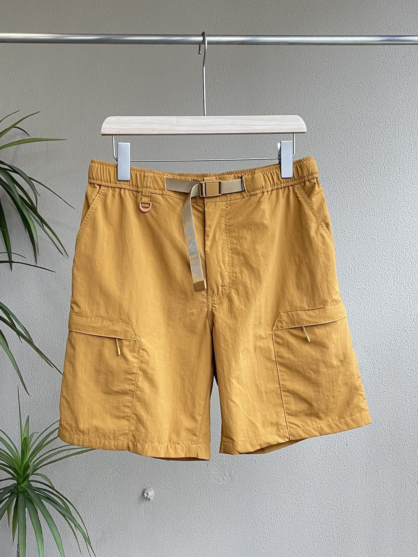 24SS 53008 Quick Drying Metal Nylon Shorts Quick Drying Metal Nylon Shorts