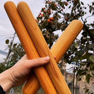 Solid Wood Rolling Pin, Red Heart Jujube Wood, Beech Wood Noodle Stick, Small Dumpling Wrapper, Large Noodle Baking Tool