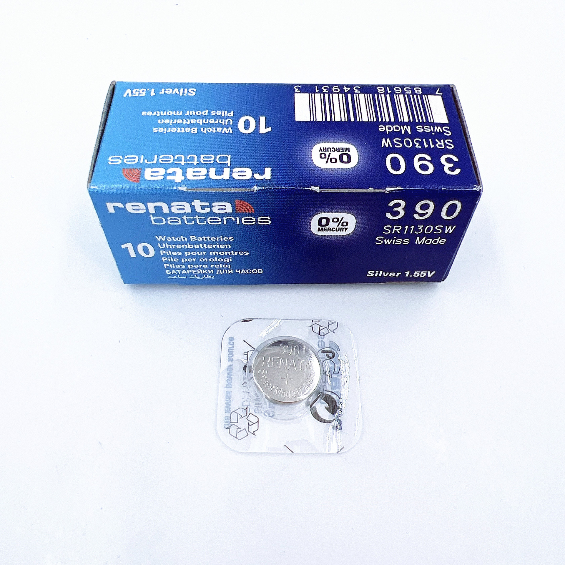 原装RENATA 390电池 SR1130SW 氧化银 纽扣电池 石英手表电子