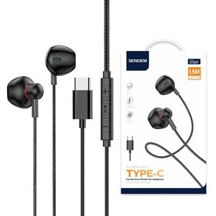 3.5mm Wired Headset Mobile Phone Wire-Controlled Headset Suitable for Oppo Xiaomi Huawei Type-C Android Headset 1.5m