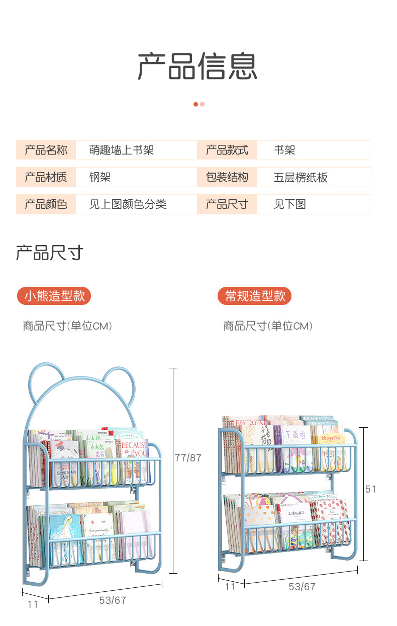 复制_墙上儿童书架简易铁艺绘本书本收纳架门后挂.jpg