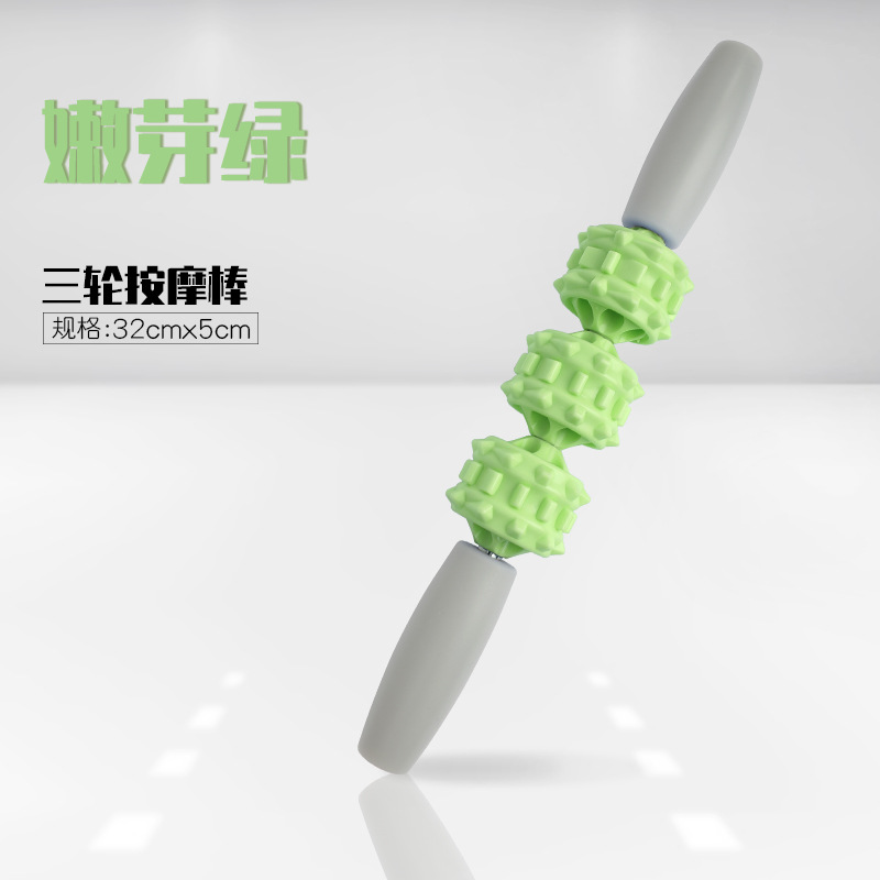 Espuma eje Lobo diente palo músculo relajante pierna adelgazamiento becerro masaje rodillo fitness yoga columna Langya rodillo