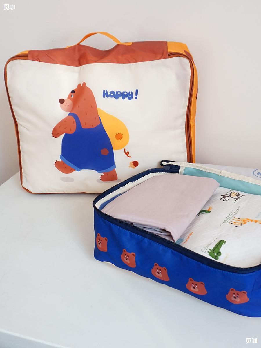 BB4C批发儿童旅行收纳袋宝宝衣物分类整理袋幼儿园被子收纳包
