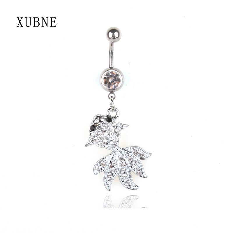 Новый стиль искусства пупок ювелирные изделия из нержавеющей стали пирсинг тела черный паук подвеска аксессуары трансграничная фабрика прямых продаж