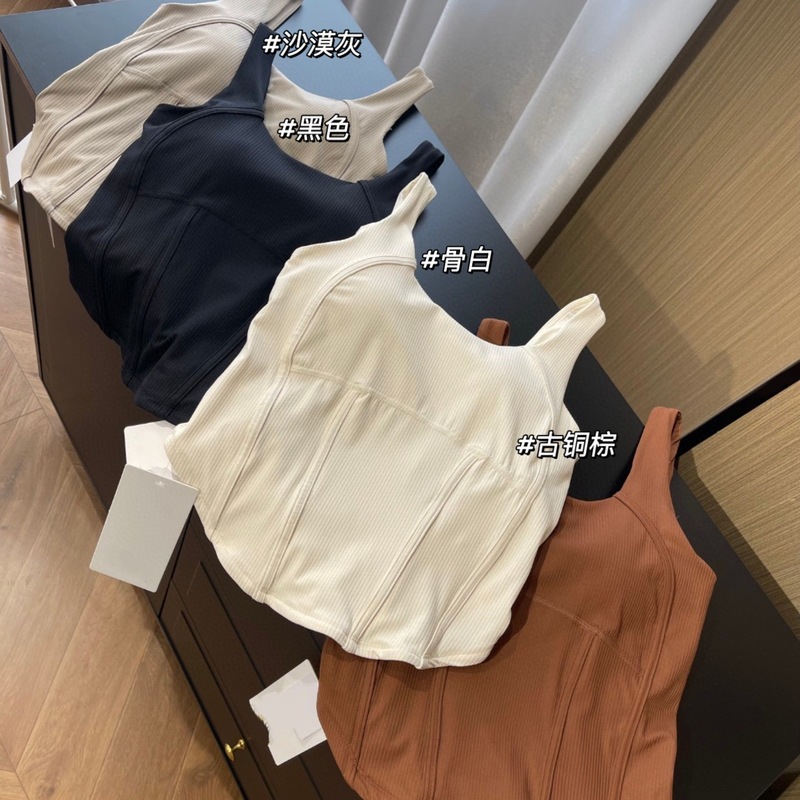 25夏季新款女士收腰显瘦修身短款罗纹打底吊带鱼骨背心0813f12|undefined