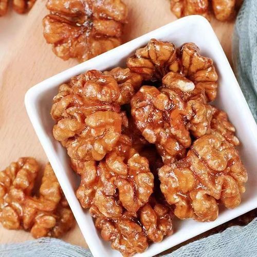500g amber walnut kernels, honey cooked walnut kernel snacks, new arrival, nuts, sweet amber fried walnut kernels