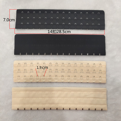 3 rows, 14 buckles, 28.5cm long rubber corset, postpartum belly tightening, extended buckle belt, waist seal extension buckle