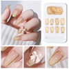 Nail stickers for manicure, fake nails for St. Valentine's Day contains rose with bow, wholesale