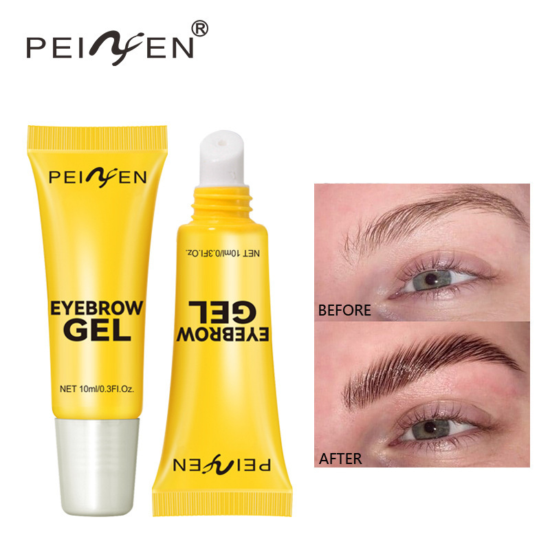 Transfronterizo PNF gel de cejas transparente cejas estirando pasta de cejas con cepillo gel de cejas silvestres fuerte cejas estirando pasta de cejas image 3