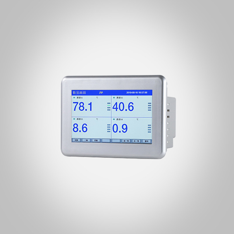 5英寸触摸屏无纸记录仪 温度压力液位湿度以太网接口保存下载数据