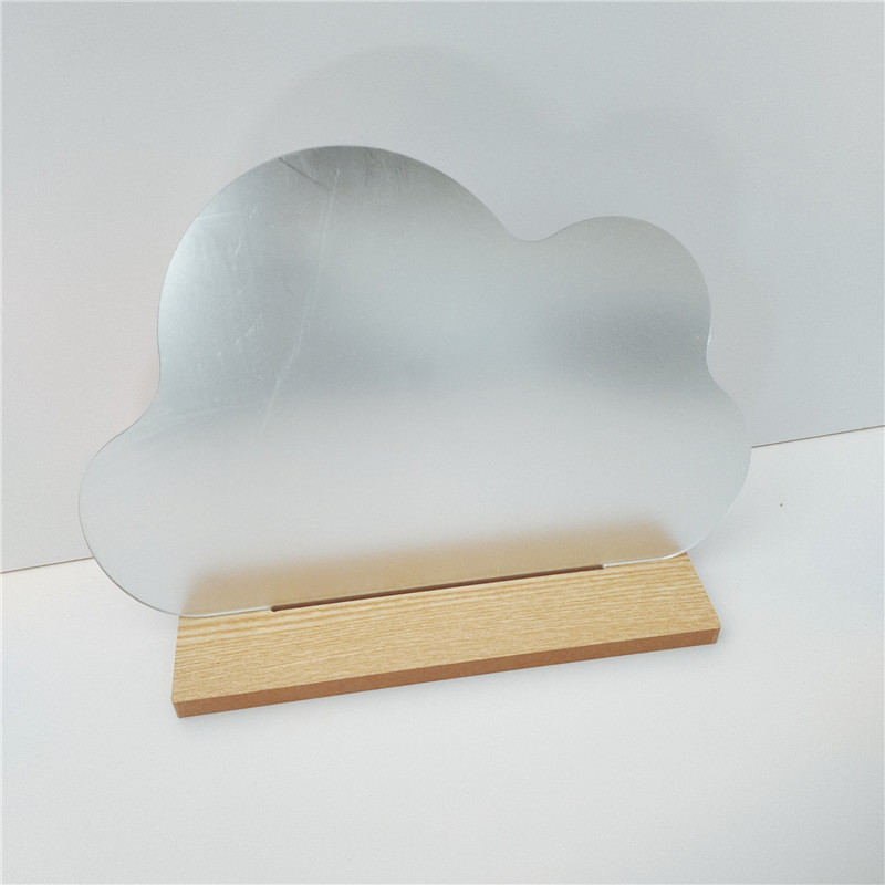 Día del Trabajo actividades entre padres e hijos DIY espejo de maquillaje INS estilo especial espejo de maquillaje de transformación manual de jardín de infantes espejo de maquillaje