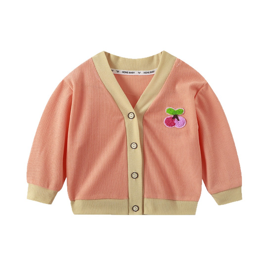 Comercio exterior transfronterizo chaqueta de punto para niños primavera y otoño camisa coreana cardigan chaqueta de moda infantil