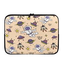 潜水料笔记本电脑包 新款宇航员动画印花 联想苹果通用公文包批发