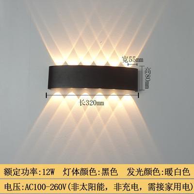 escalera transparente simple TV de fondo iluminación de pared corredor bar hotel ojo de buey exterior iluminación de pared interior