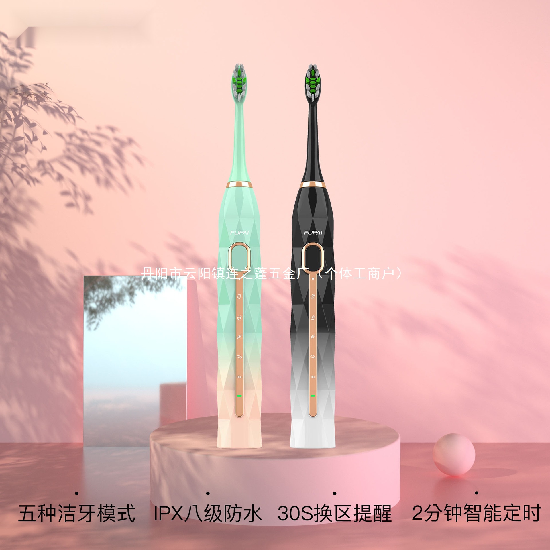 Fupai Sonic Electric Toothbrush Rechargeable Waterproof Fully Automatic Couple Model Lm1 Couple Electric Toothbrush Plug-In Model