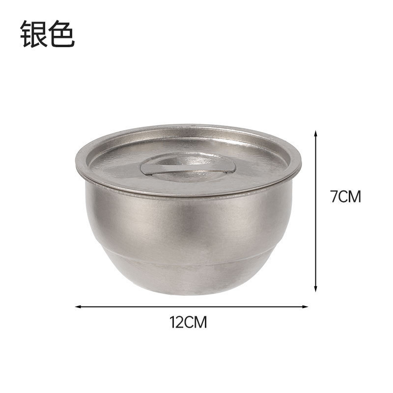 新款纯钛纯色蒸蛋碗简约时尚高颜值健康轻巧耐用泡面碗抑菌防摔碗|undefined