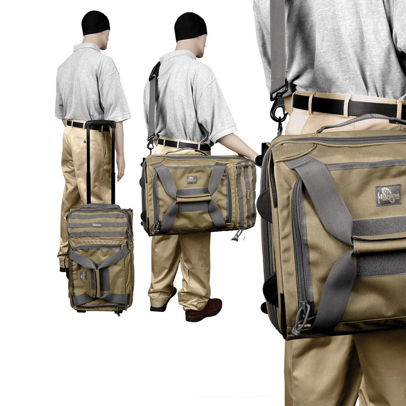 Amazon Tactical Rolling Carry-On Suitcase Multi-Functional Travel Bag Large Capacity Trolley Bag