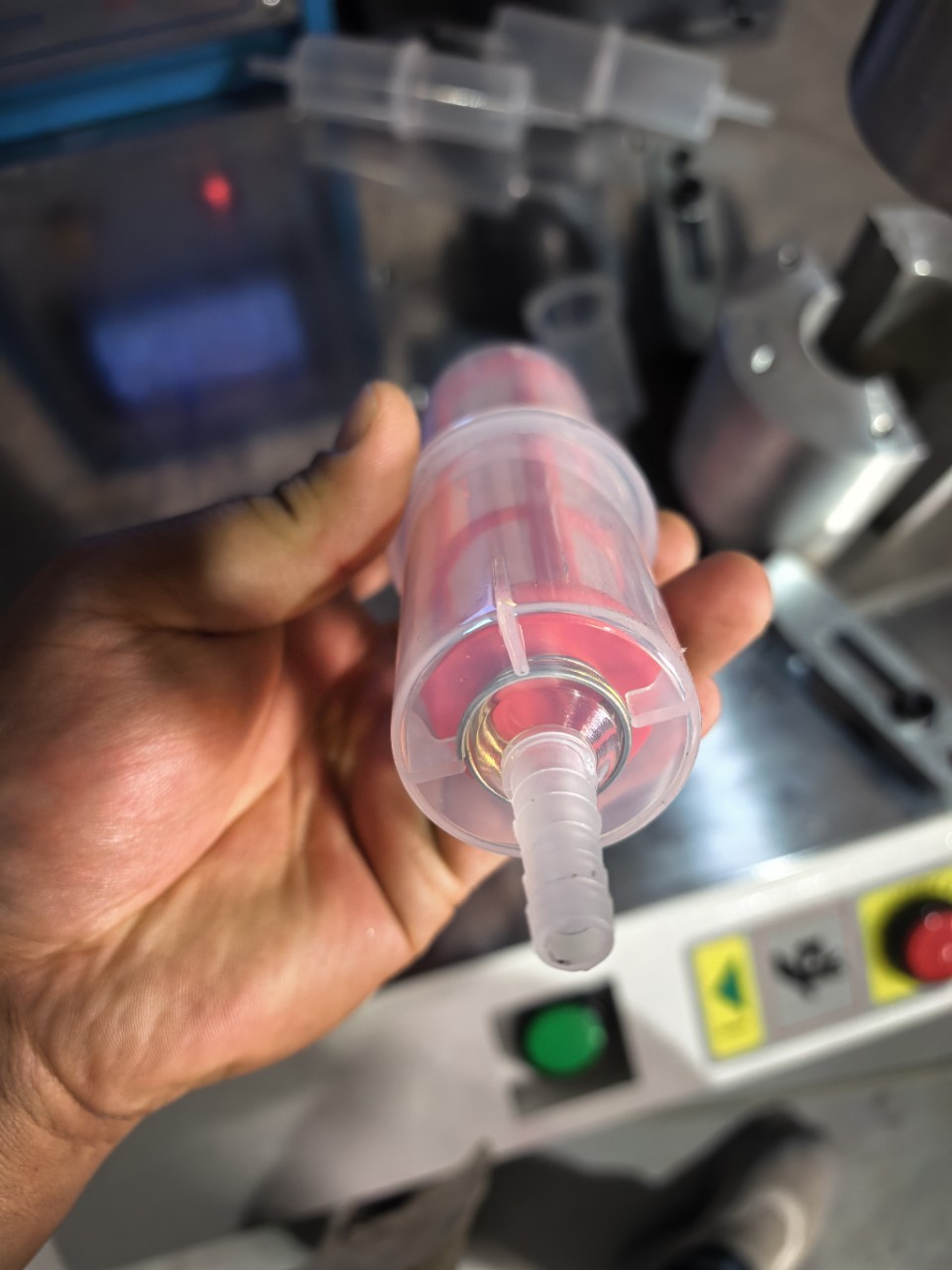 Car and Motorcycle Plastic Filter Element Solution Filter Filter Net 8-10mm Large Diameter Automotive Fuel Filter Element