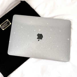 适用苹果笔记本电脑保护套macbookair15 pro13透明满天星保护壳