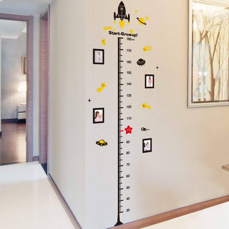 V45O Height Measuring Sticker Height Measuring Ruler Baby Children's Room Cartoon Bedroom Wall Decoration 3D Wall Sticker V45O Height Measuring Sticker Height Measuring Ruler Baby Children's Room Cartoon Bedroom Wall Decoration 3D Wall Sticker
