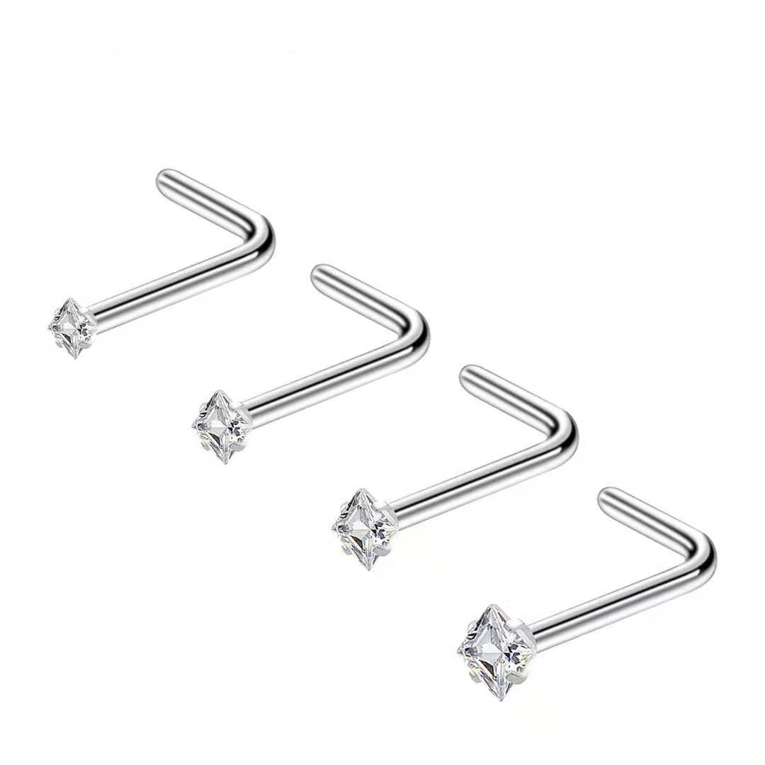 Piercing naso stella cuore quadrato tondo in acciaio_voghion.com