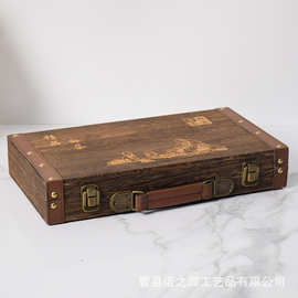 木质茶叶盒普洱茶饼盒收纳空盒单饼茶盒通用包装盒礼品盒子