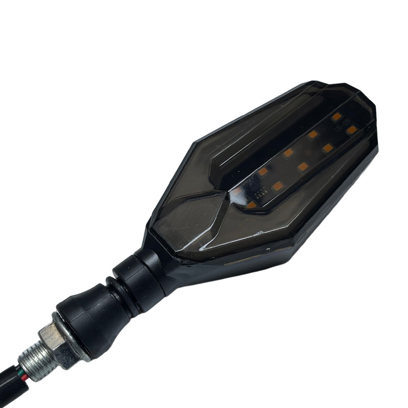  Luz LED secuencial para moto 12 V, direccional y luz diurna para modificación de motocicletas