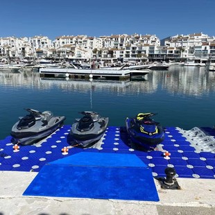 Water Motorcycle Dock Mooring, Offshore Surfing Pontoon, Plastic Pontoon Floating Platform, Boat Yacht Berth Dock