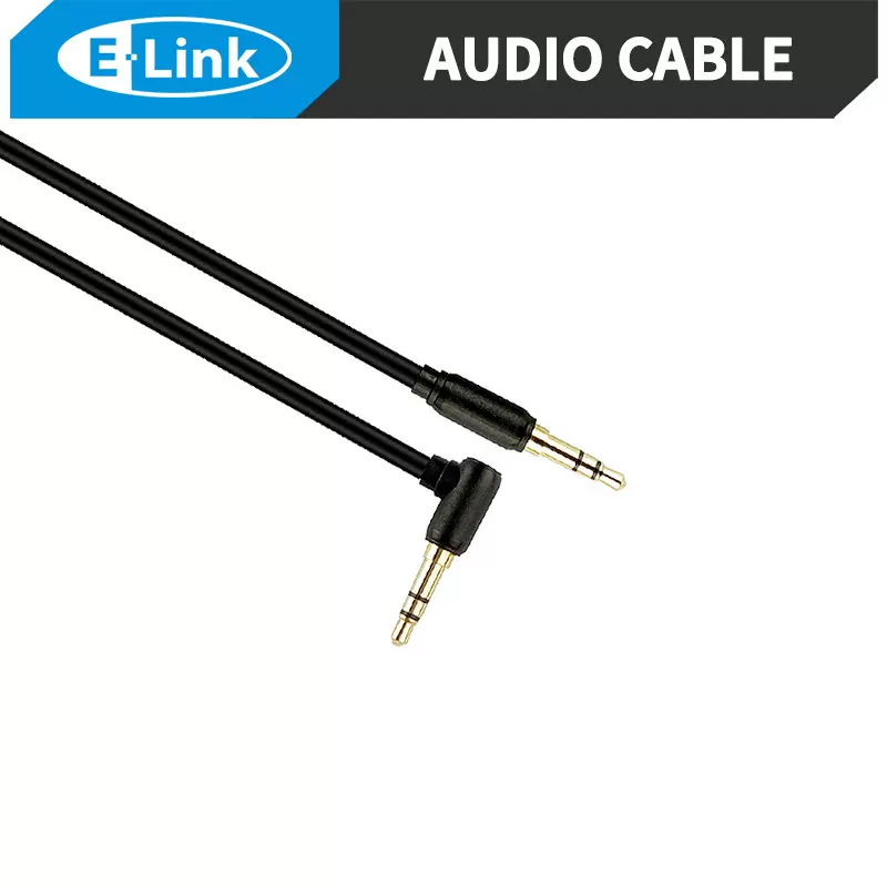 音频线90度弯头音频线公对公音频线车载线 直角3.5mm耳机线