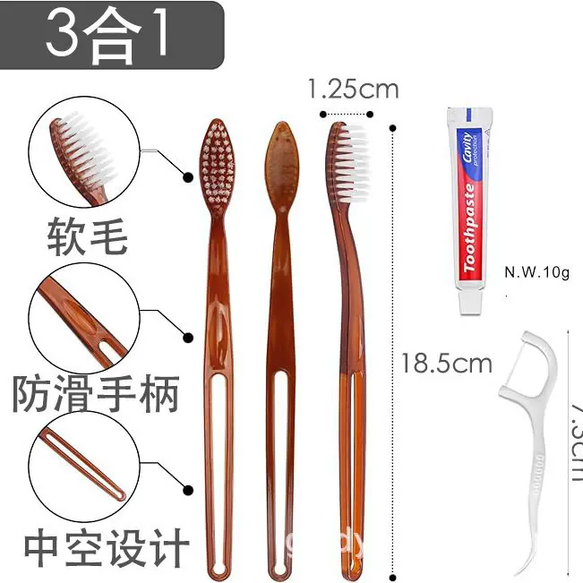 现货批发酒店专用带牙膏宾馆民宿一次性牙刷prepasted toothbrush