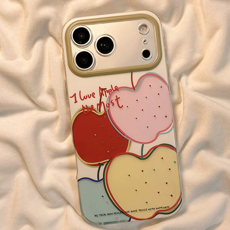 Ins Style Colorful Line Design Apple Phone Case Suitable for Apple 17/16Pro Precision Hole Protective Cover Iphone15/14
