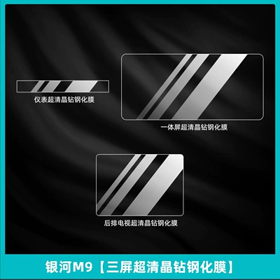 Knob Film Interior Protection Instrument — Car interior film - galaxy-m9-three-screen-ultra-clear-crystal-diamond-tempered-film