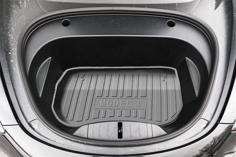 Huanxin Edition Tesla modeL Maodou 3 Accessories Special Trunk Mat tpe Car Modification Supplies Tail Mat