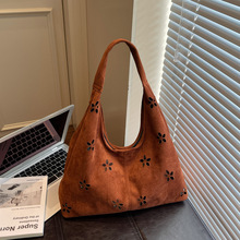 柚佐外贸新款包包女镂空单肩包2025上班通勤腋下包高级感托特包潮