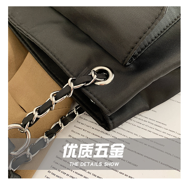 Oxford Cloth Bag 2021 Spring New Cloth Bag Korean Fashion Large Capacity Women's Bag Simple Retro Shoulder Messenger Bag display picture 18