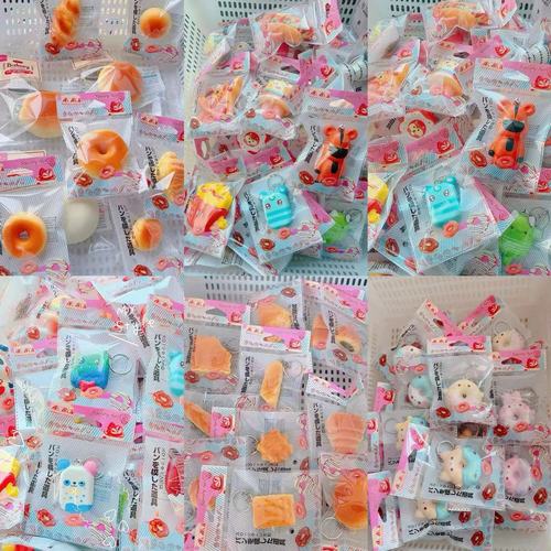 Squishy Slow-Bounce Bread, Fruit Simulation Squeeze Toys, Stress-Relief Foam Toys