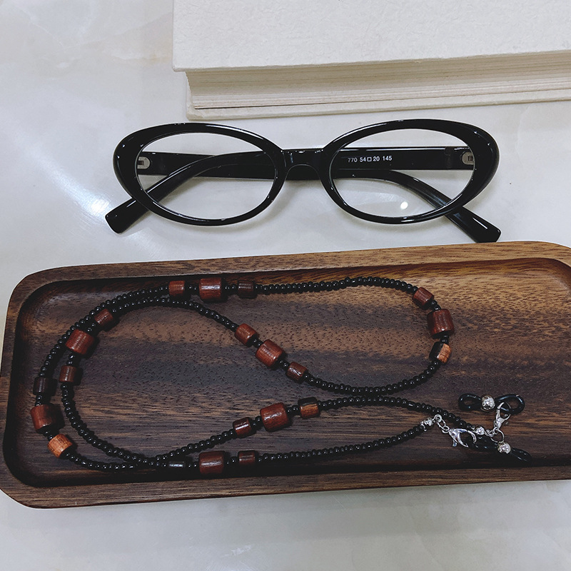 Retro fashionable glasses, strap