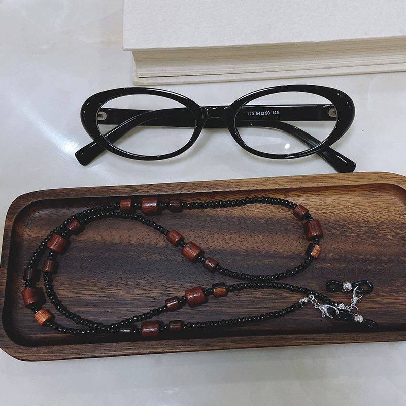 Retro fashionable glasses, strap