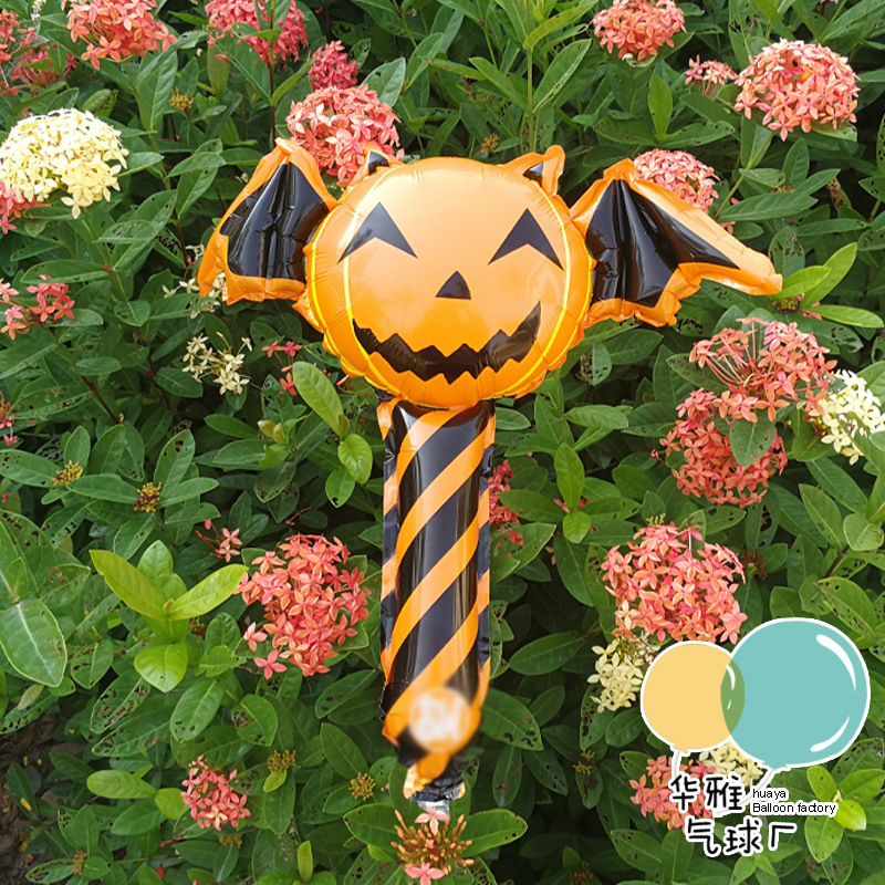 ハロウィーン装飾新悪魔クモカボチャ空気入れ棒は風船の祝日装飾店の装飾を持っている|undefined