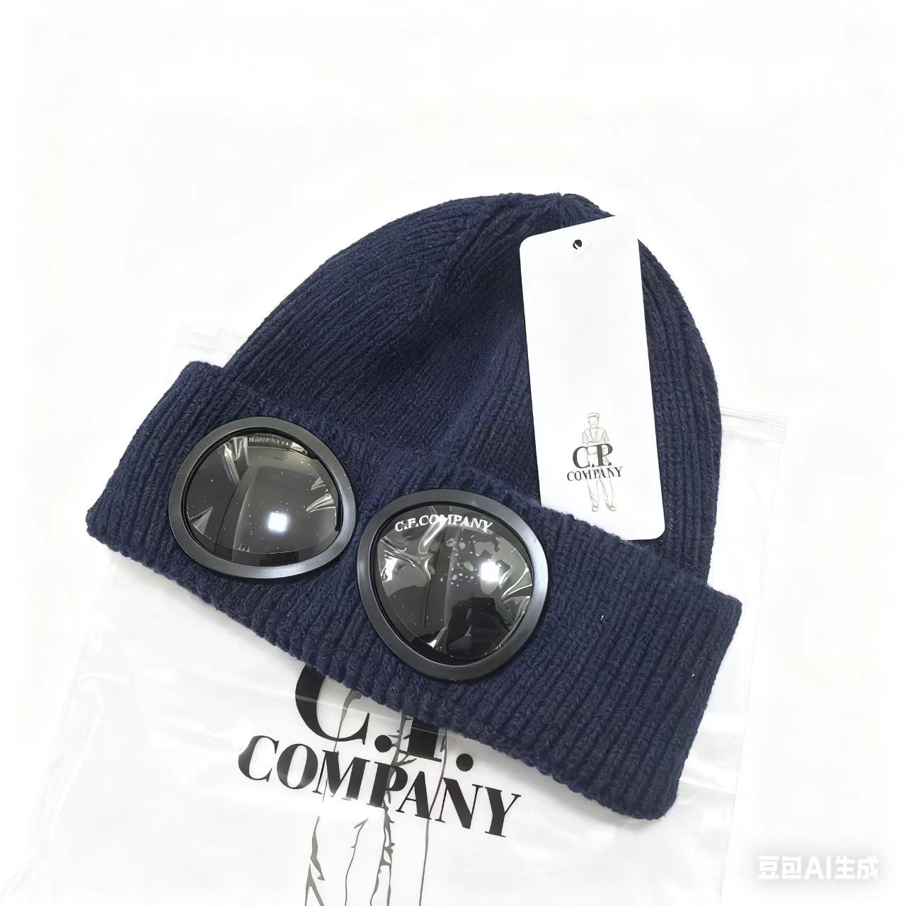 新型cpパイロット秋冬ニット帽男女保温韓国版カップル毛糸帽子knitted hat