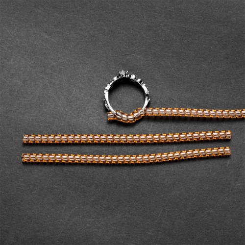 Ring adjuster elastic size adjustment protective cover transparent gold phone cord spring cord ring ring set wholesale