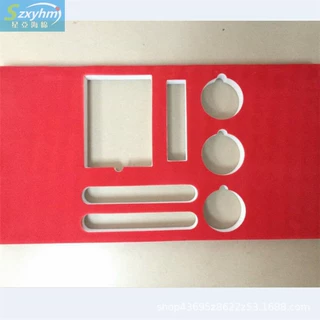 厂家直销防震EVA泡棉内托内衬 高弹EVA垫 红色珍珠棉包装盒