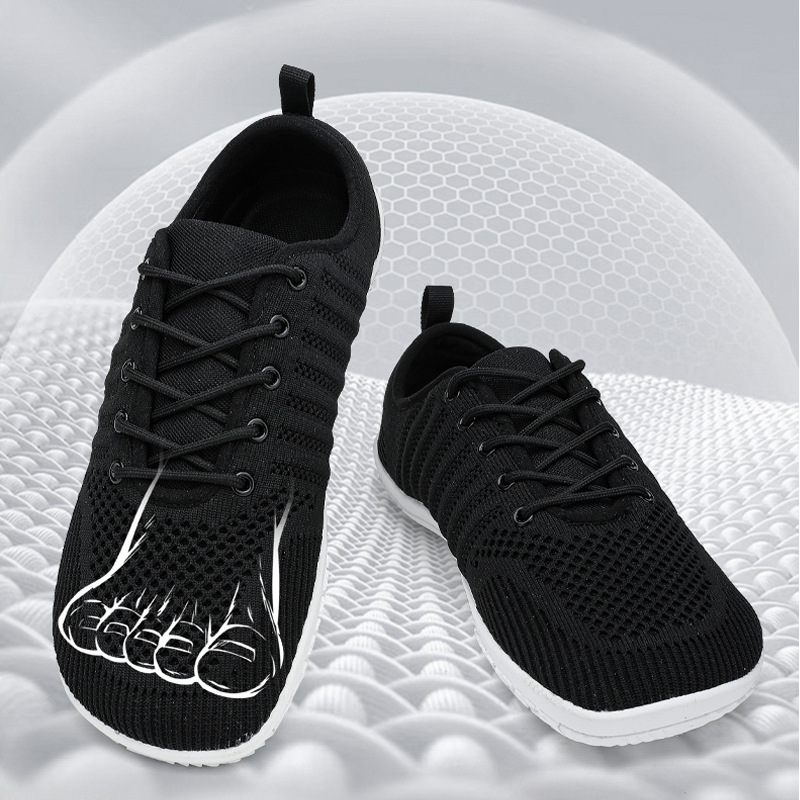 Barefoot Shoes Men's Spring and Summer New Wide Palm Breathable Non-slip Barefoot Shoes Outdoor Running Fitness Wide Last sneaker Women