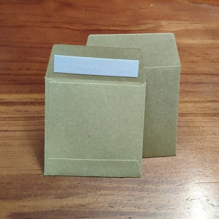 Screw-mounted hardware accessories electrical appliances small square self-inserting bayonet self-adhesive sealing kraft paper bag