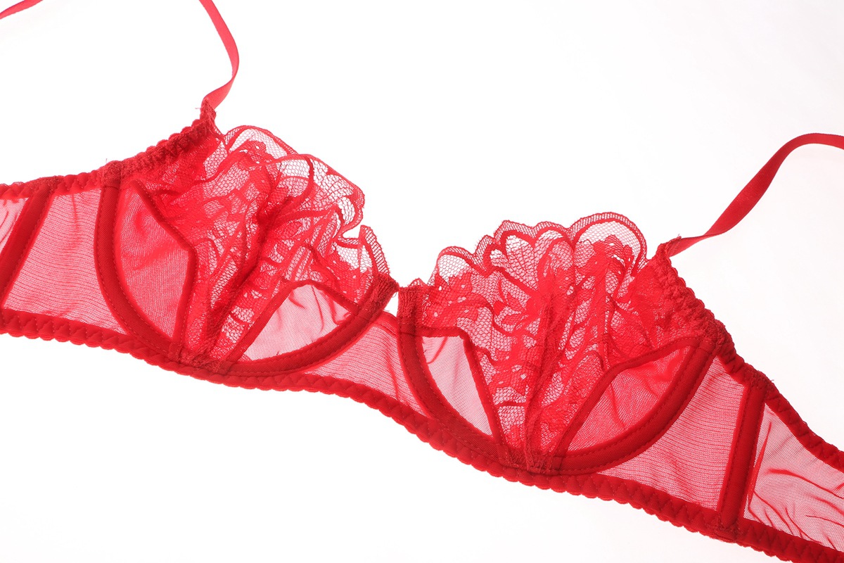 Women's Bra And Briefs Set Lace Perspective Thin Bra For Ladies_voghion.com
