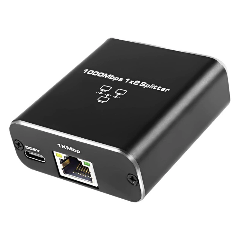 Гигабитный сетевой разъем Одна точка-два распределителя коммутатор RJ45 Сетевой кабель 1 в 2 из Сетевой разъем 1000M