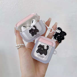 猫咪适用苹果airpods4蓝牙耳机保护套pro2/3/1/2 tpu耳机保护壳