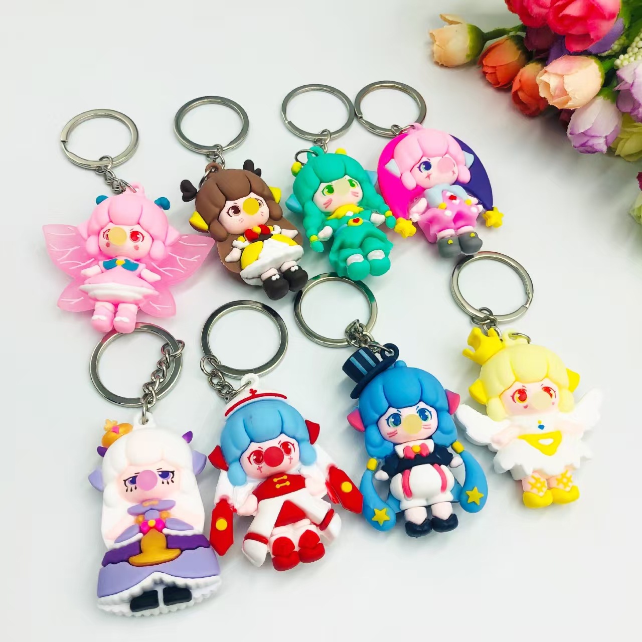 Escupir burbujas serie elfo cabello aleatorio